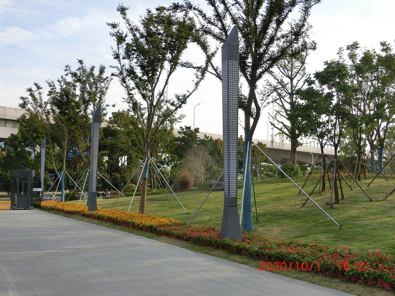 鹽龍體育公園南入口景觀(guān)燈